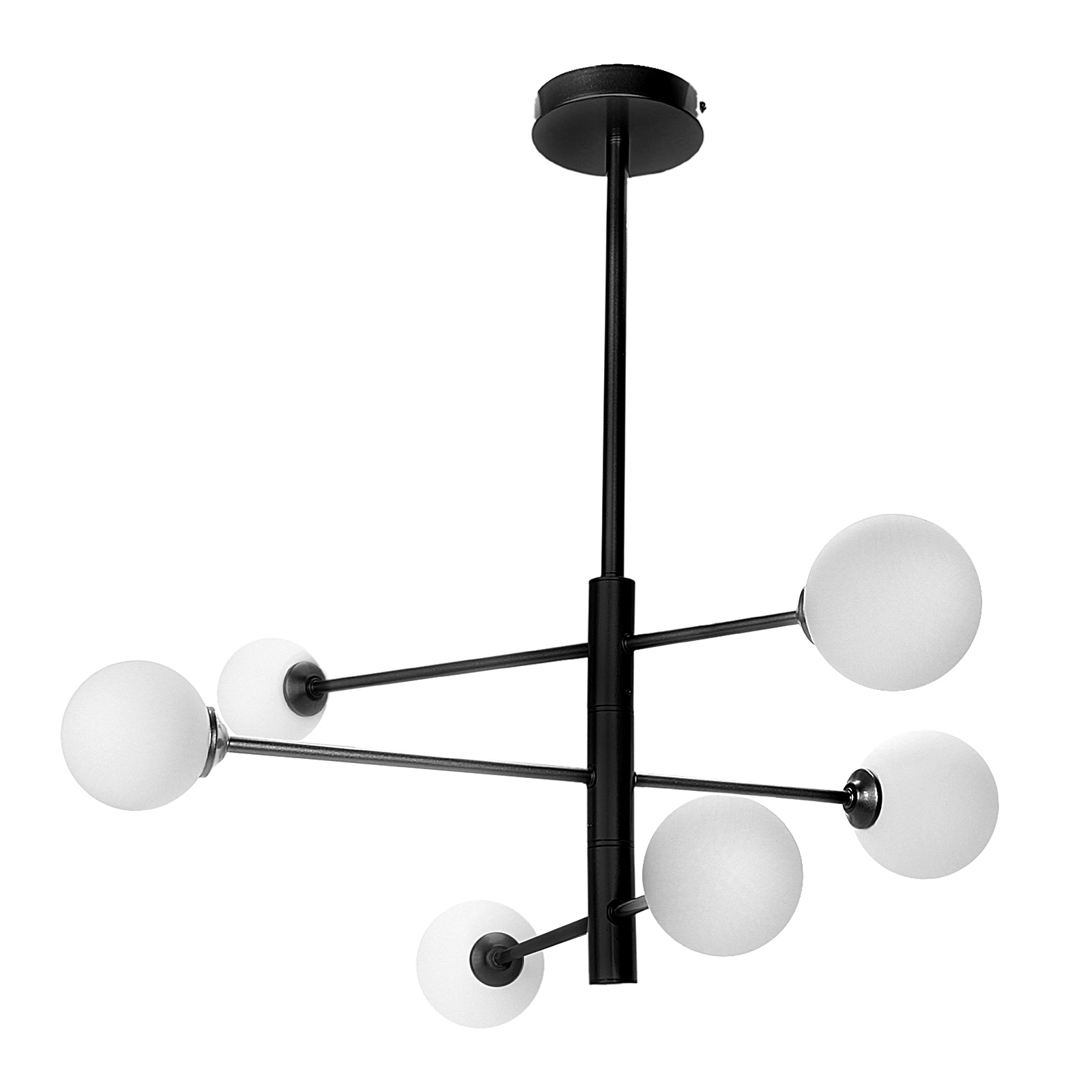 Lampa Dekoracyjna AM201 6xG9 Czarna GARDA Lampa Dekoracyjna AM201 6xG9 Czarna GARDA