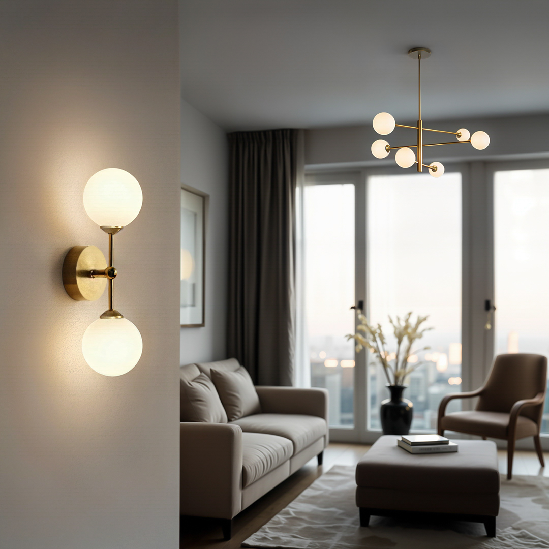 Lampa Dekoracyjna AM201 6xG9 Złota GARDA Lampa Dekoracyjna AM201 6xG9 Złota GARDA