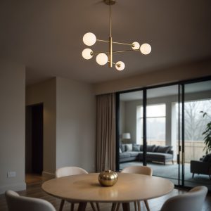 Lampa Dekoracyjna AM201 6xG9 Złota GARDA