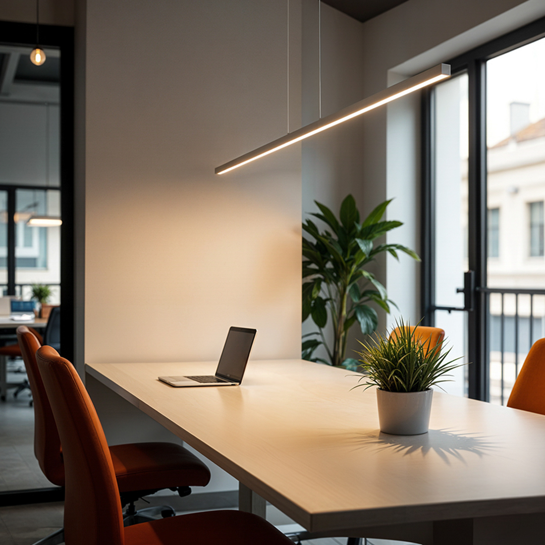 Lampa Liniowa LED Wisząca DDXT2000B 21W 160cm Biała CCT MERIDA Lampa Liniowa LED Wisząca DDXT2000B 21W 160cm Biała CCT MERIDA