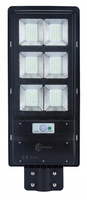 Lampa Solarna Uliczna Latarnia 240W + Pilot Uchwyt