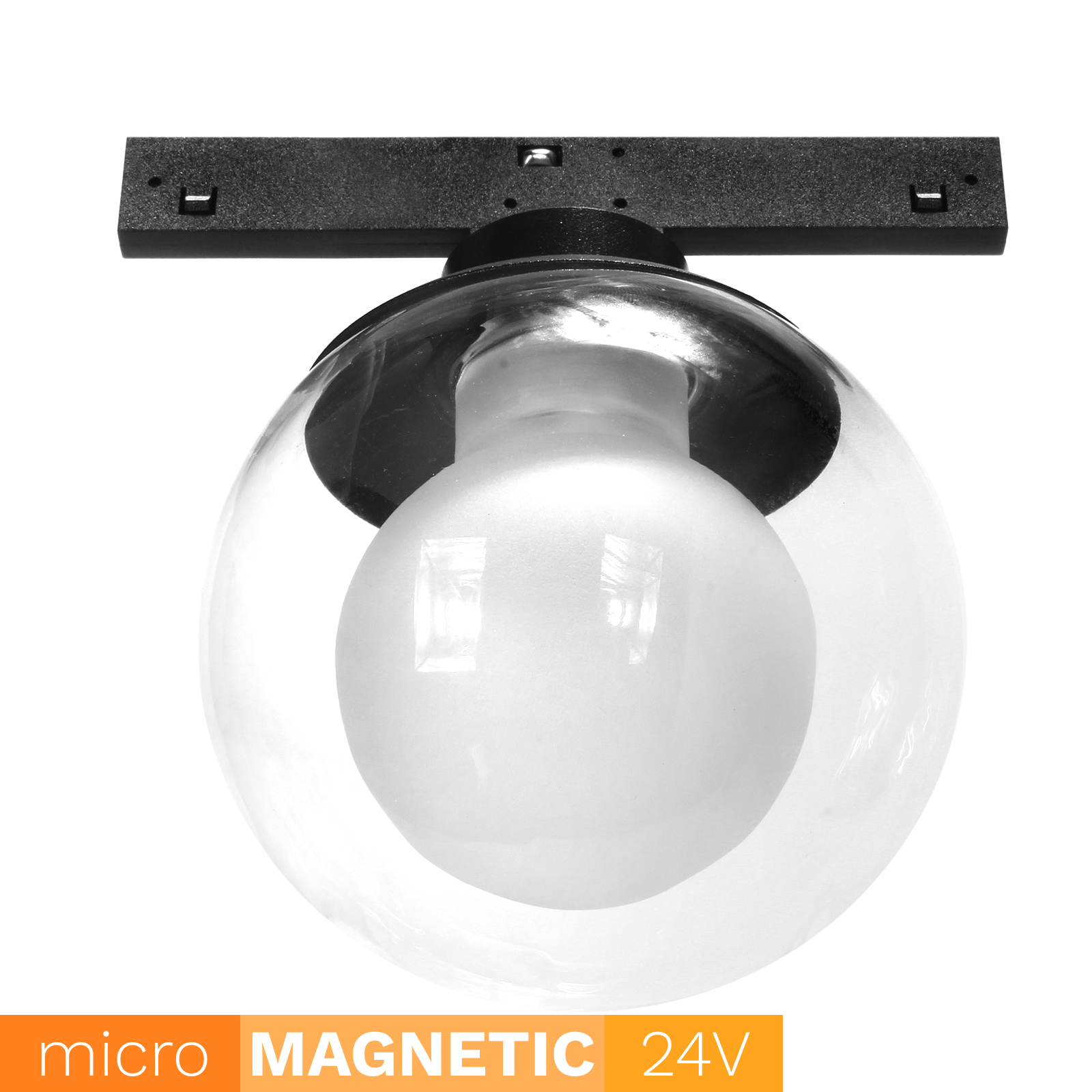 Lampa kula do szyn magnetycznych UN5-B80 Micro Magnetic 6W 4000K Lampa kula do szyn magnetycznych UN5-B80 Micro Magnetic 6W 4000K