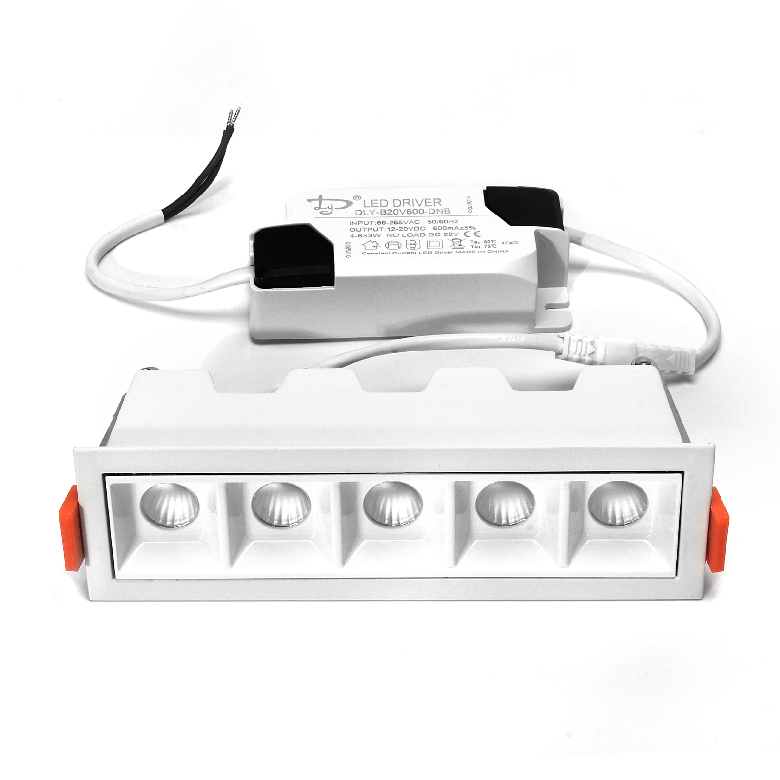 Lampa liniowa Led podtynkowa 10W 3000K BIAŁA JDL-5T Lampa liniowa Led podtynkowa 10W 3000K BIAŁA JDL-5T