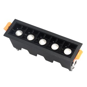 Lampa liniowa Led podtynkowa 10W 4000K czarna JDL-5T Lampa liniowa Led podtynkowa 10W 4000K czarna JDL-5T