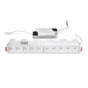 Lampa liniowa Led podtynkowa 20W 3000K BIAŁA JDL-10T