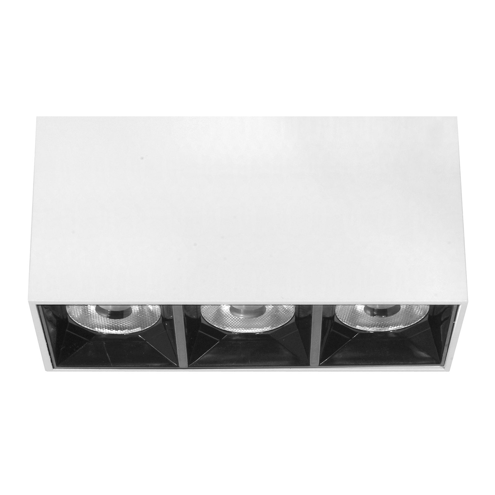 Lampa liniowa natynkowa 9w 4000K biało-czarna JDL-6T