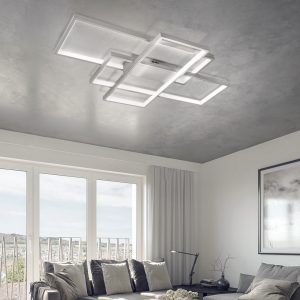 Lampa sufitowa LED RING 80W antracyt DL-Z01 + pilot