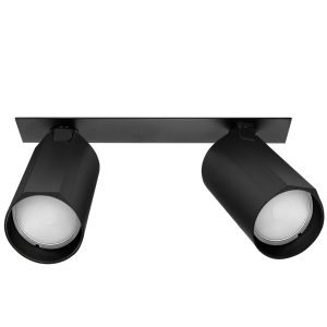 Lampa sufitowa wpuszczana BORA KJ2104 2xGU10 czarny