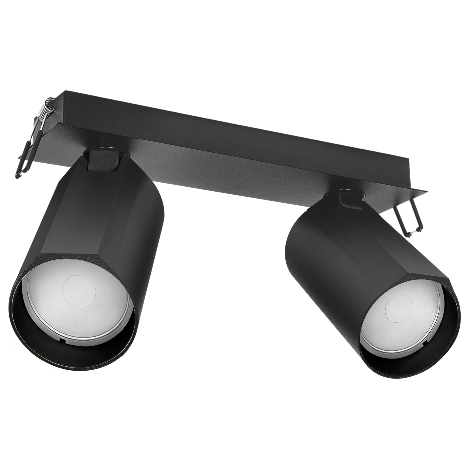 Lampa sufitowa wpuszczana BORA KJ2104 2xGU10 czarny Lampa sufitowa wpuszczana BORA KJ2104 2xGU10 czarny