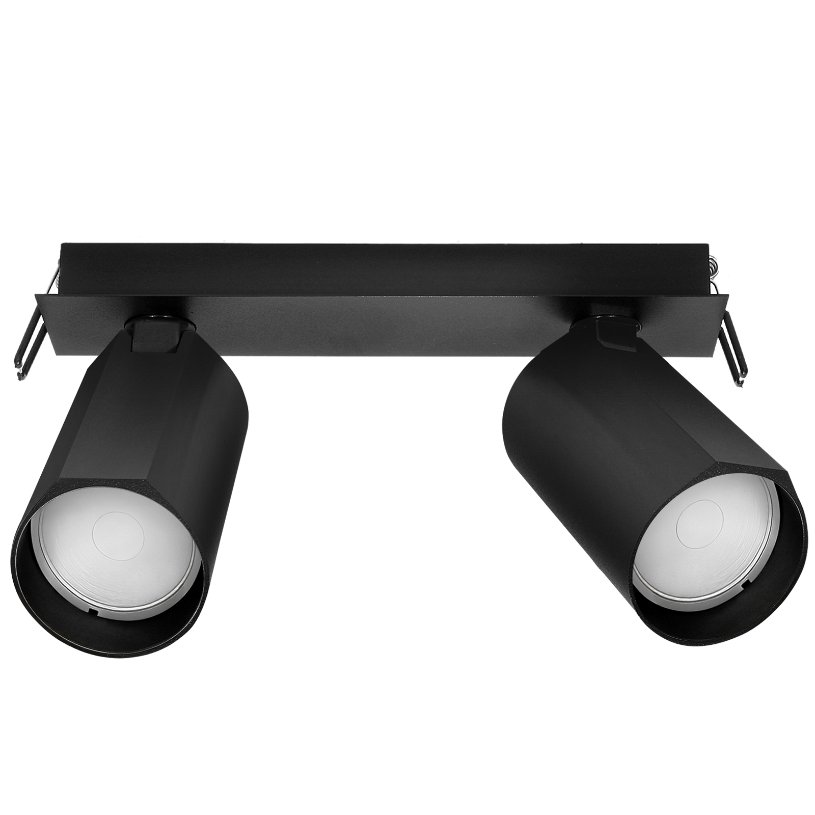 Lampa sufitowa wpuszczana BORA KJ2104 2xGU10 czarny Lampa sufitowa wpuszczana BORA KJ2104 2xGU10 czarny