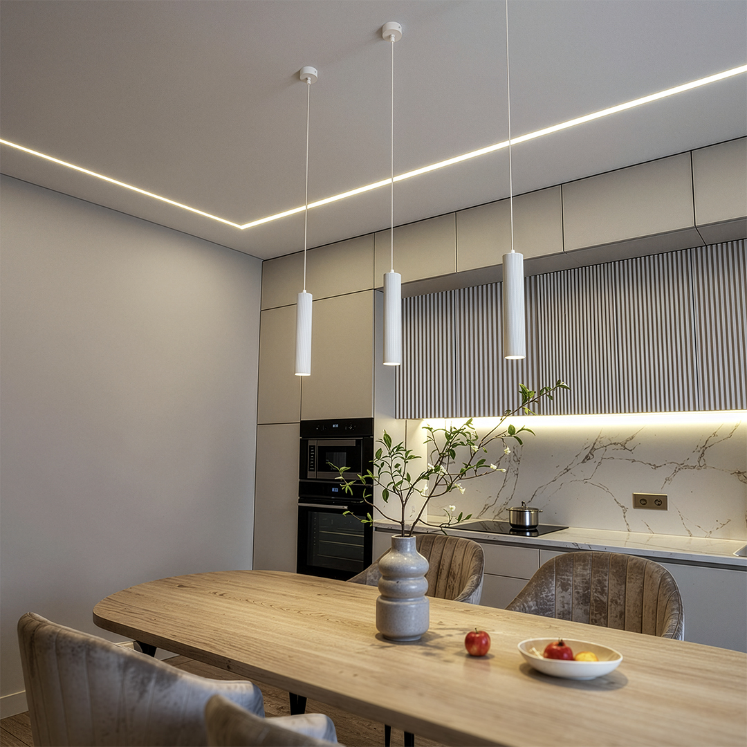 Lampa wisząca 1 x GU10 ESLA KJ2118 biały