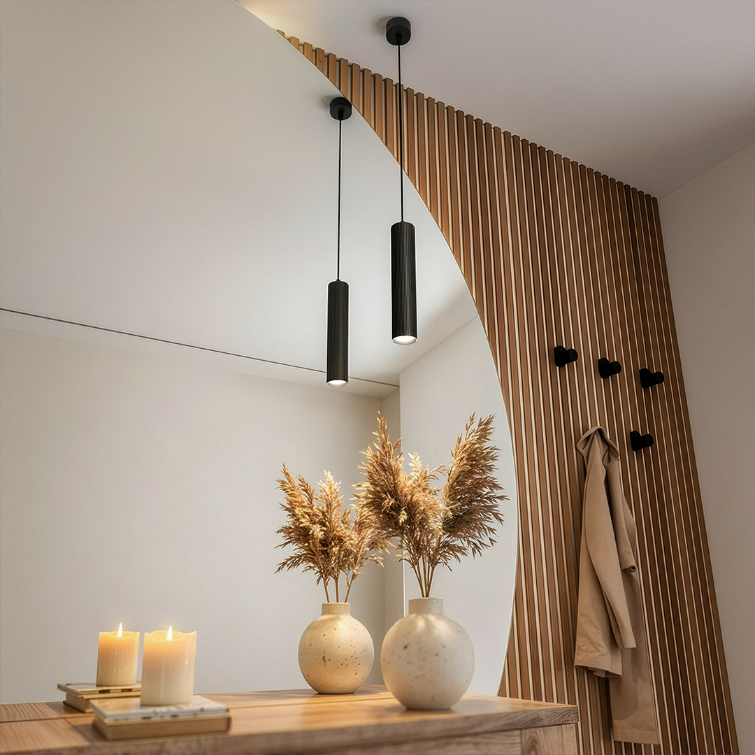 Lampa wisząca 1 x GU10 ESLA KJ2118 czarny Lampa wisząca 1 x GU10 ESLA KJ2118 czarny