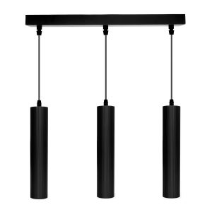 Lampa wisząca 3 x GU10 ESLA  KJ217 czarny