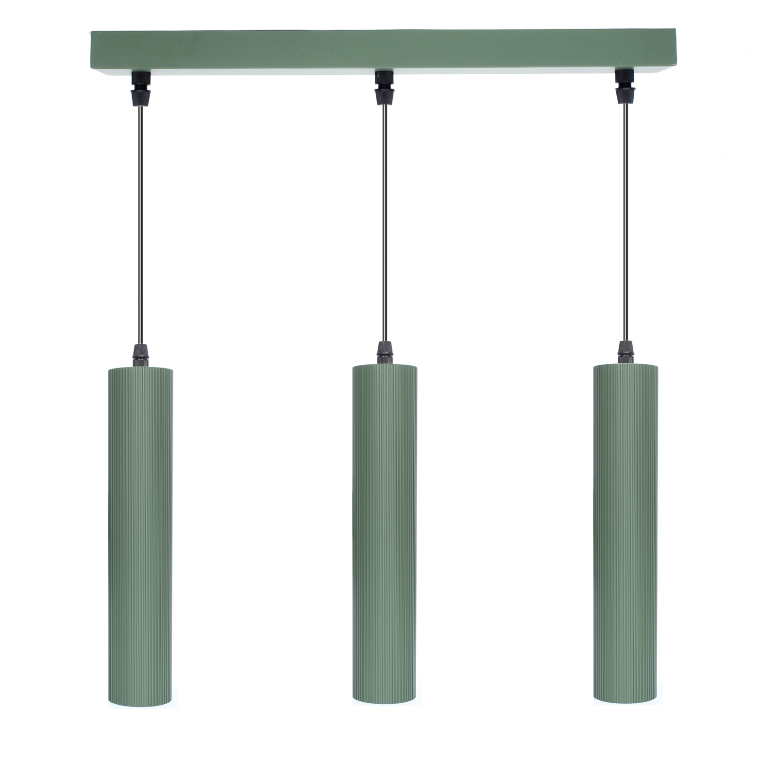 Lampa wisząca 3 x GU10 ESLA KJ217 oliwkowy Lampa wisząca 3 x GU10 ESLA KJ217 oliwkowy