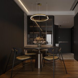 Lampa wisząca COSTA 30W DL-K01 CCT złoty