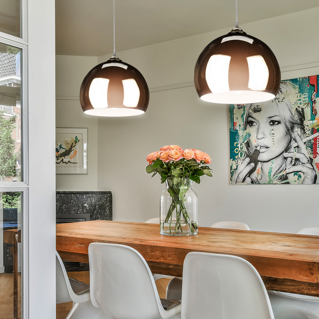 Lampa wisząca E27 złota HY-2701 Lampa wisząca E27 złota HY-2701