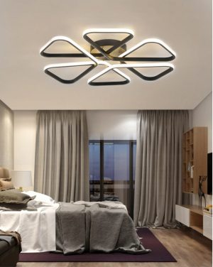 Lampa wiszące Trójkąty MADERA 124W + Pilot AZ133