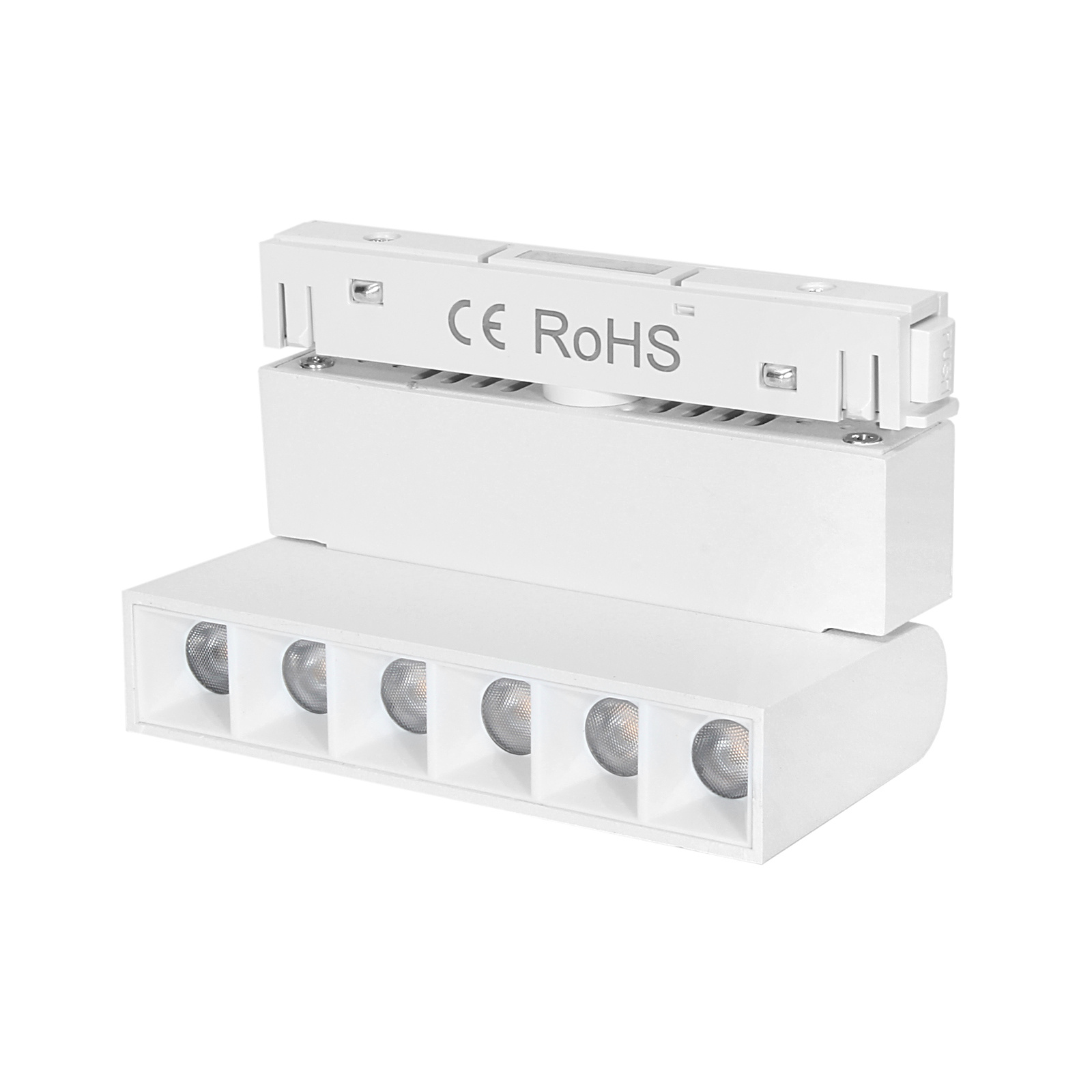 Lampa z diodami do szyn magnetycznych biała łamana 6W 3000K DDCX-GDZD6 - TYP B Lampa z diodami do szyn magnetycznych biała łamana 6W 3000K DDCX-GDZD6 - TYP B