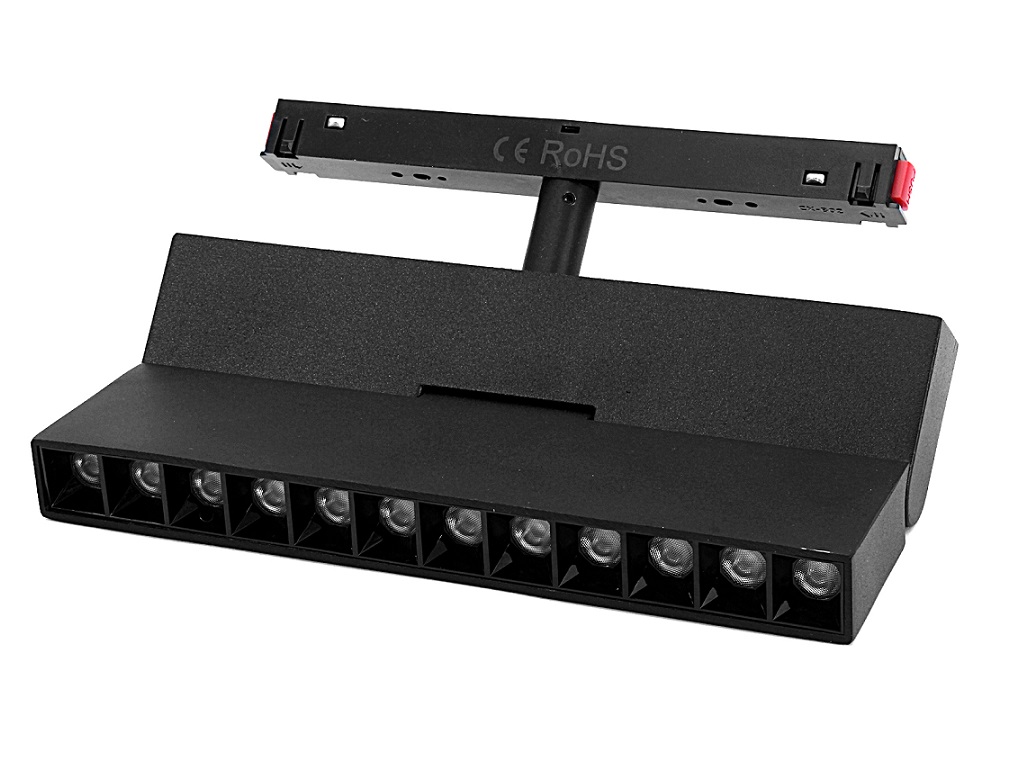 Lampa z diodami do szyn magnetycznych łamana 12W 3000K DDCX-GDZD12 Lampa z diodami do szyn magnetycznych łamana 12W 3000K DDCX-GDZD12