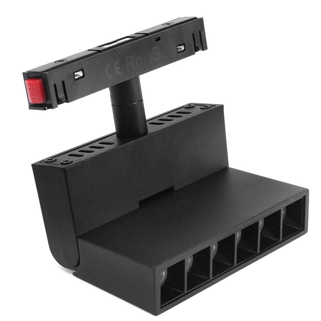 Lampa z diodami do szyn magnetycznych łamana 6W 3000K DDCX-GDZD6 Lampa z diodami do szyn magnetycznych łamana 6W 3000K DDCX-GDZD6