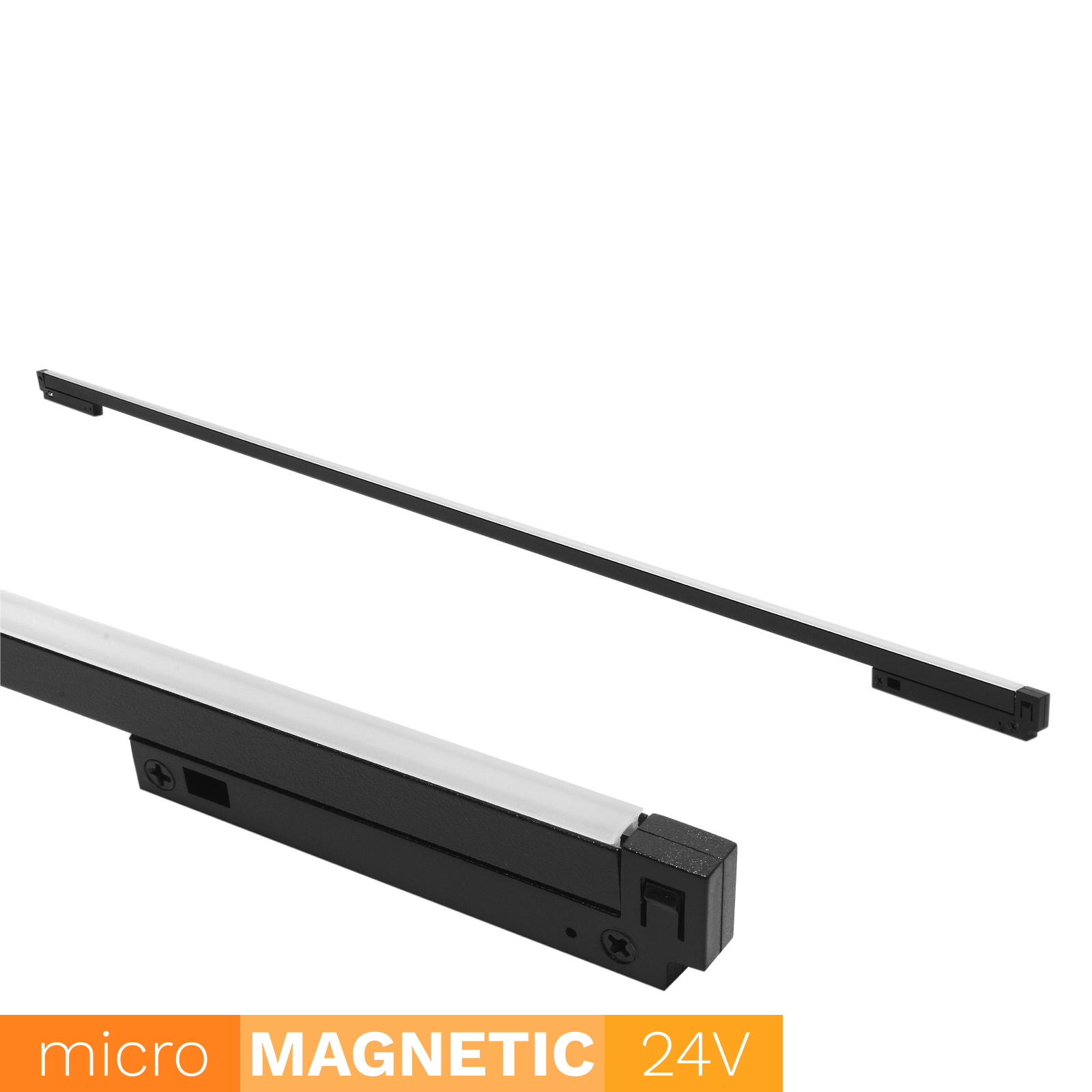 Linia LED do szyn magnetycznych UN5-600F Micro Magnetic 18W 3000K Czarna Linia LED do szyn magnetycznych UN5-600F Micro Magnetic 18W 3000K Czarna