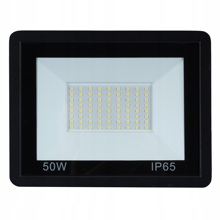 NAŚWIETLACZ HALOGEN BEZ CZUJNIKA CZARNY 50W B.ZIMNA NAŚWIETLACZ HALOGEN BEZ CZUJNIKA CZARNY 50W B.ZIMNA