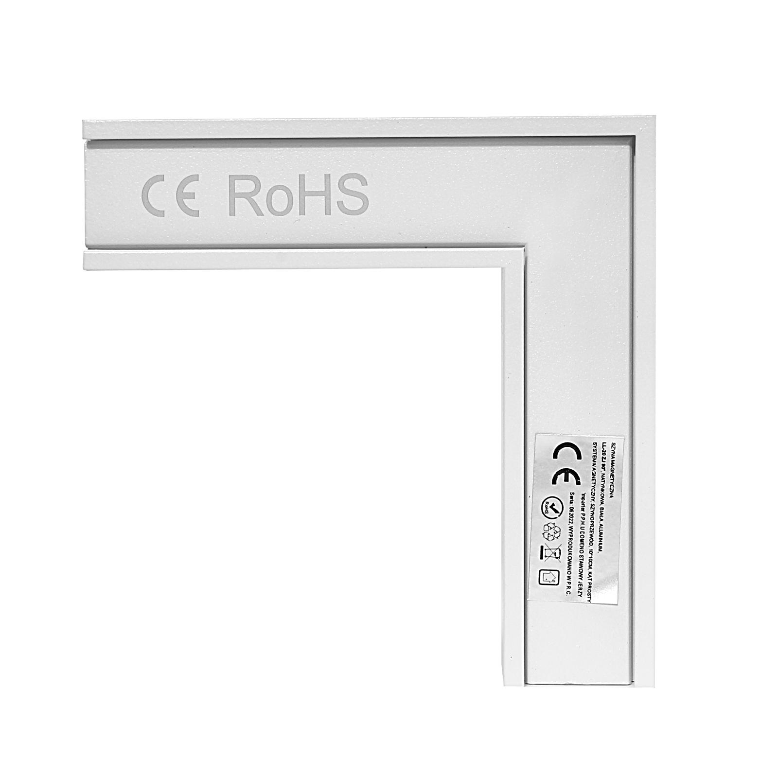 Narożnik Do Szyn Magnetycznych Natynkowych LL-20B ZJ 90 Biały Narożnik Do Szyn Magnetycznych Natynkowych LL-20B ZJ 90 Biały