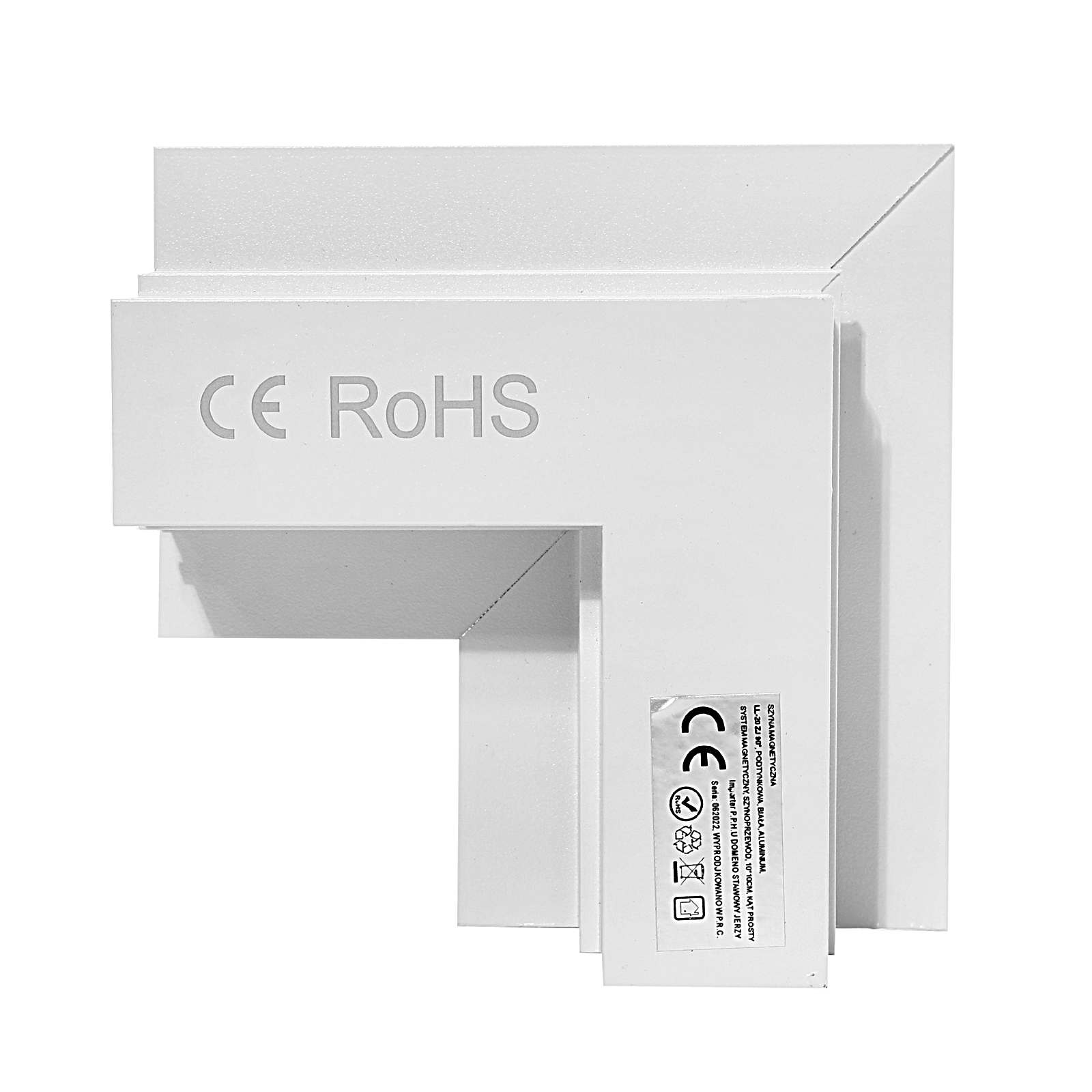 Narożnik Do Szyn Magnetycznych Podtynkowych LL-20A Biały Narożnik Do Szyn Magnetycznych Podtynkowych LL-20A Biały