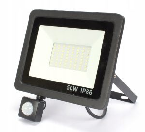 Naświetlacz LED 50W z czujnikiem ruchu barwa  biała neutralna