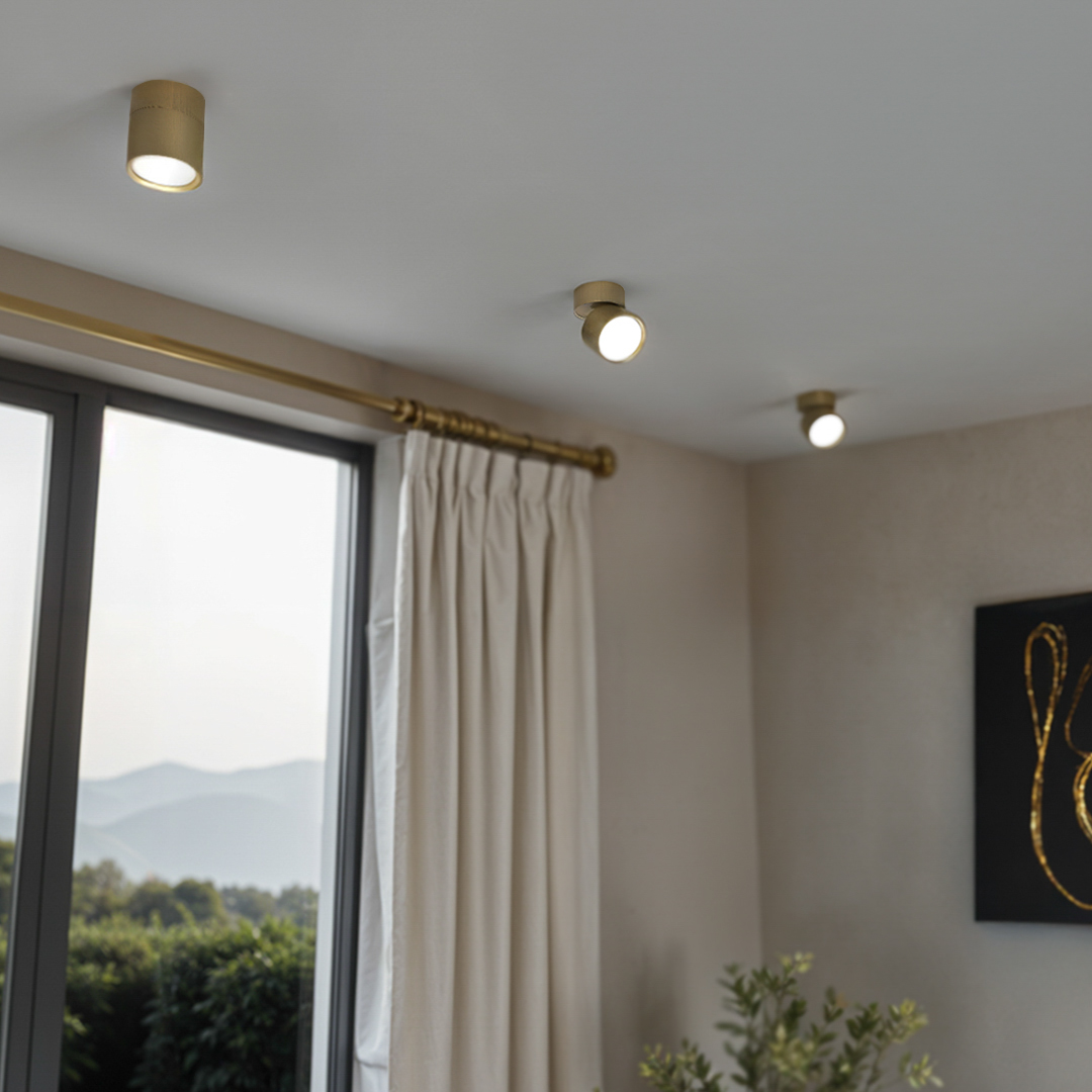 Oprawa oświetleniowa GX53 PZE-9001 Złota Oprawa oświetleniowa GX53 PZE-9001 Złota