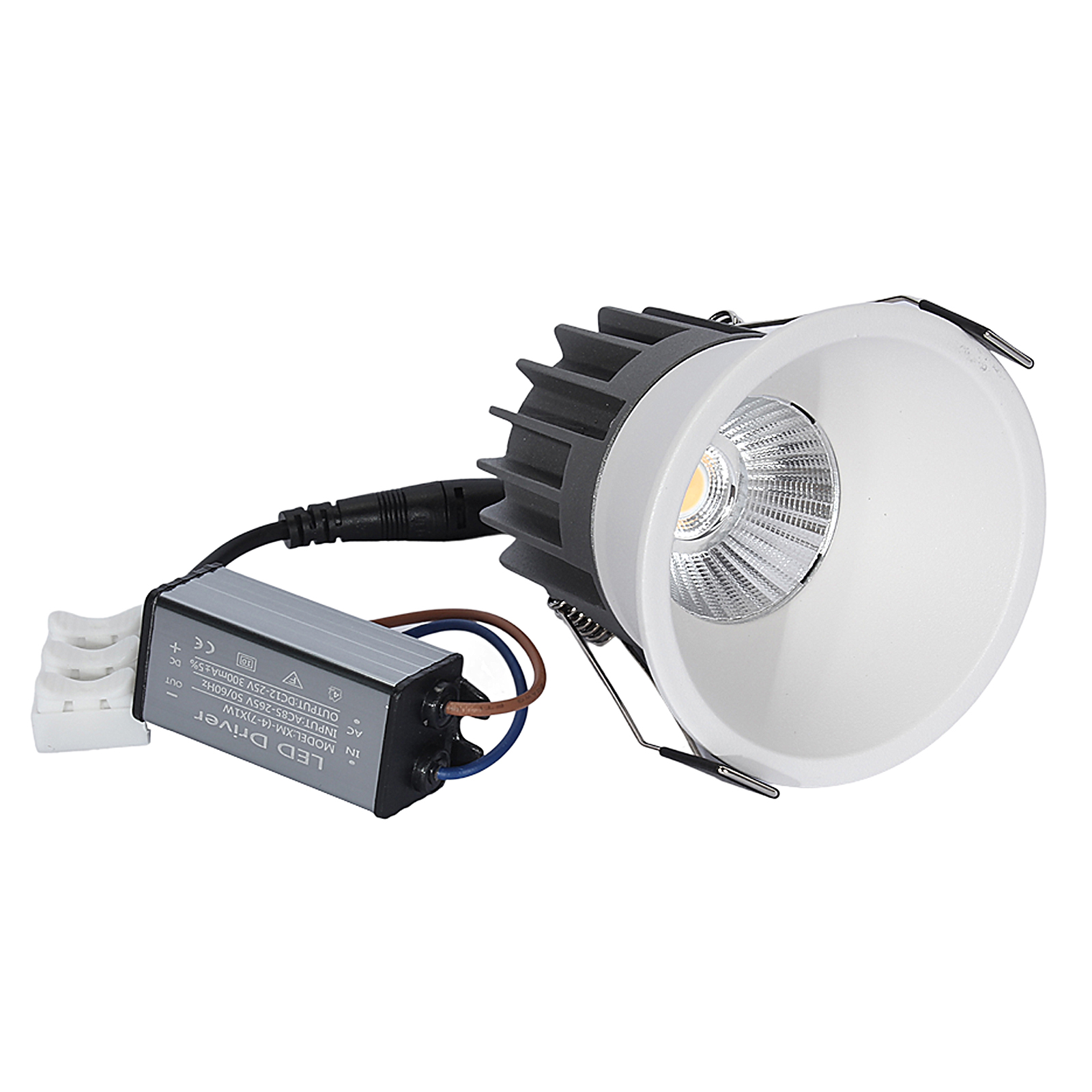 Oprawa wpuszczana Downlight PZE-921 IP44 6W 3000K biały - IP44
