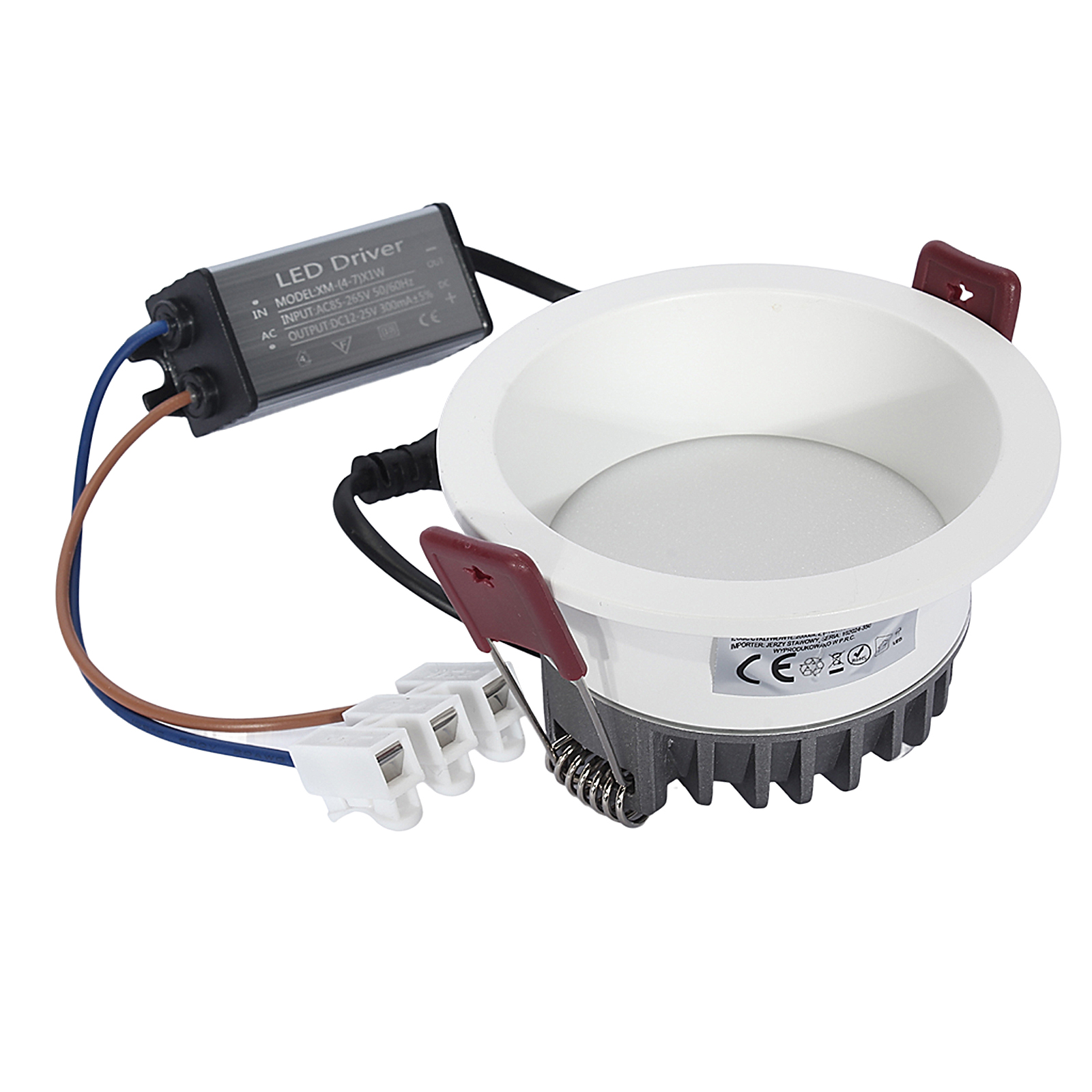 Oprawa wpuszczana PZE-919 6W IP44 3000K