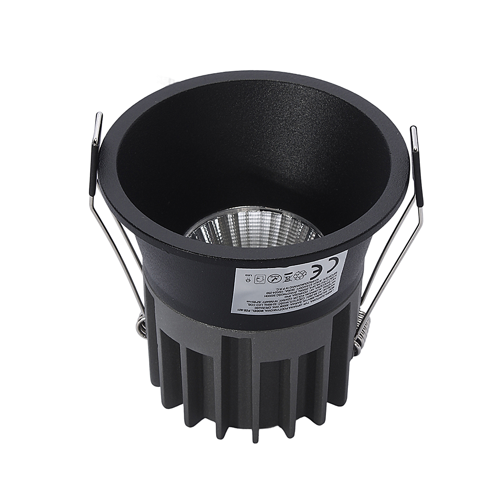 Oprawa wpuszczana PZE-921 IP44 6W 3000K czarny