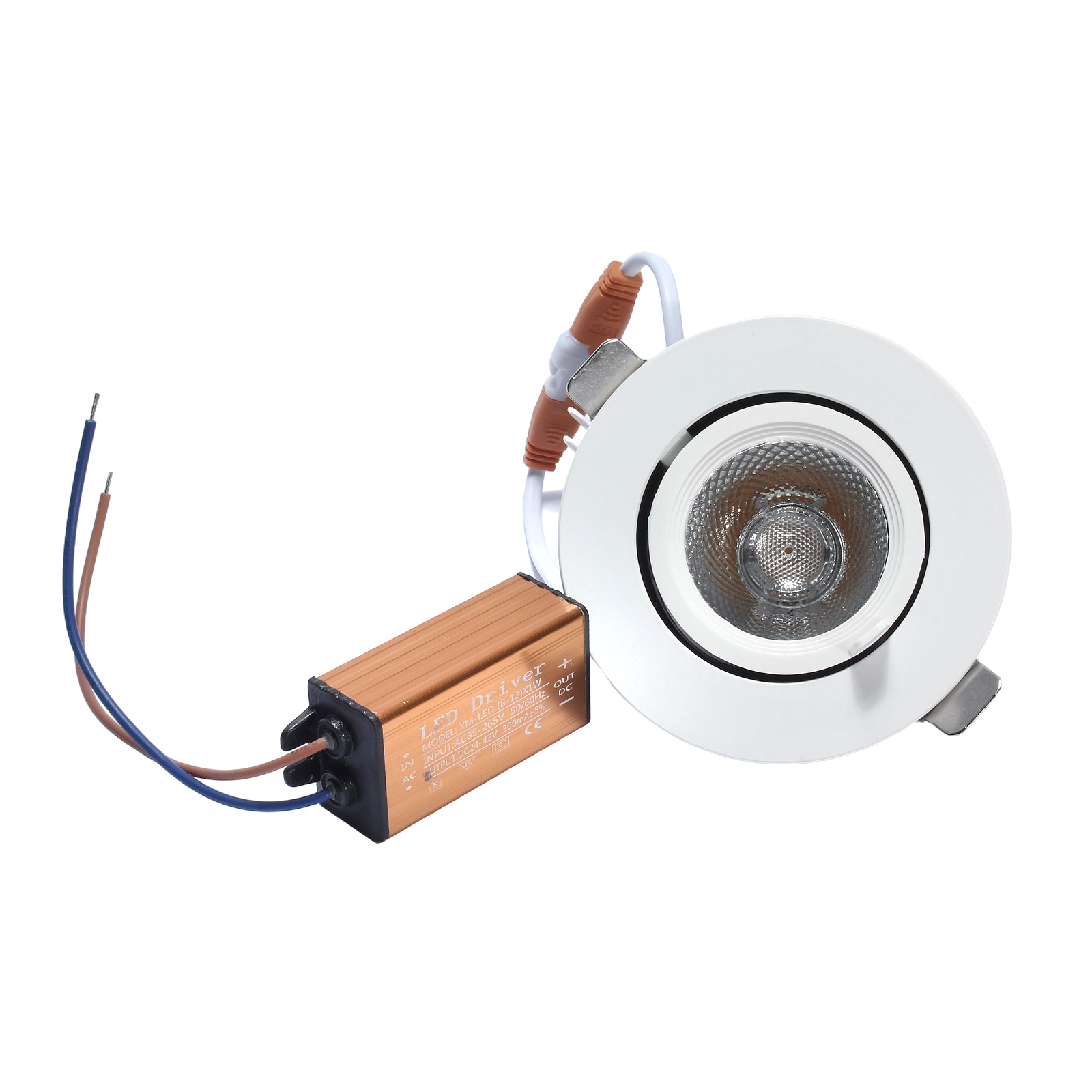 Oprawa wpuszczana QP-A01 10W 4000K 45° biała