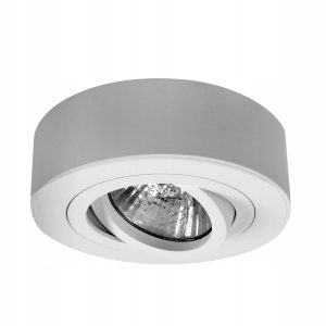 PÓŁTUBA OPRAWA HALOGENOWA BIAŁA GU10 PÓŁTUBA OPRAWA HALOGENOWA BIAŁA GU10