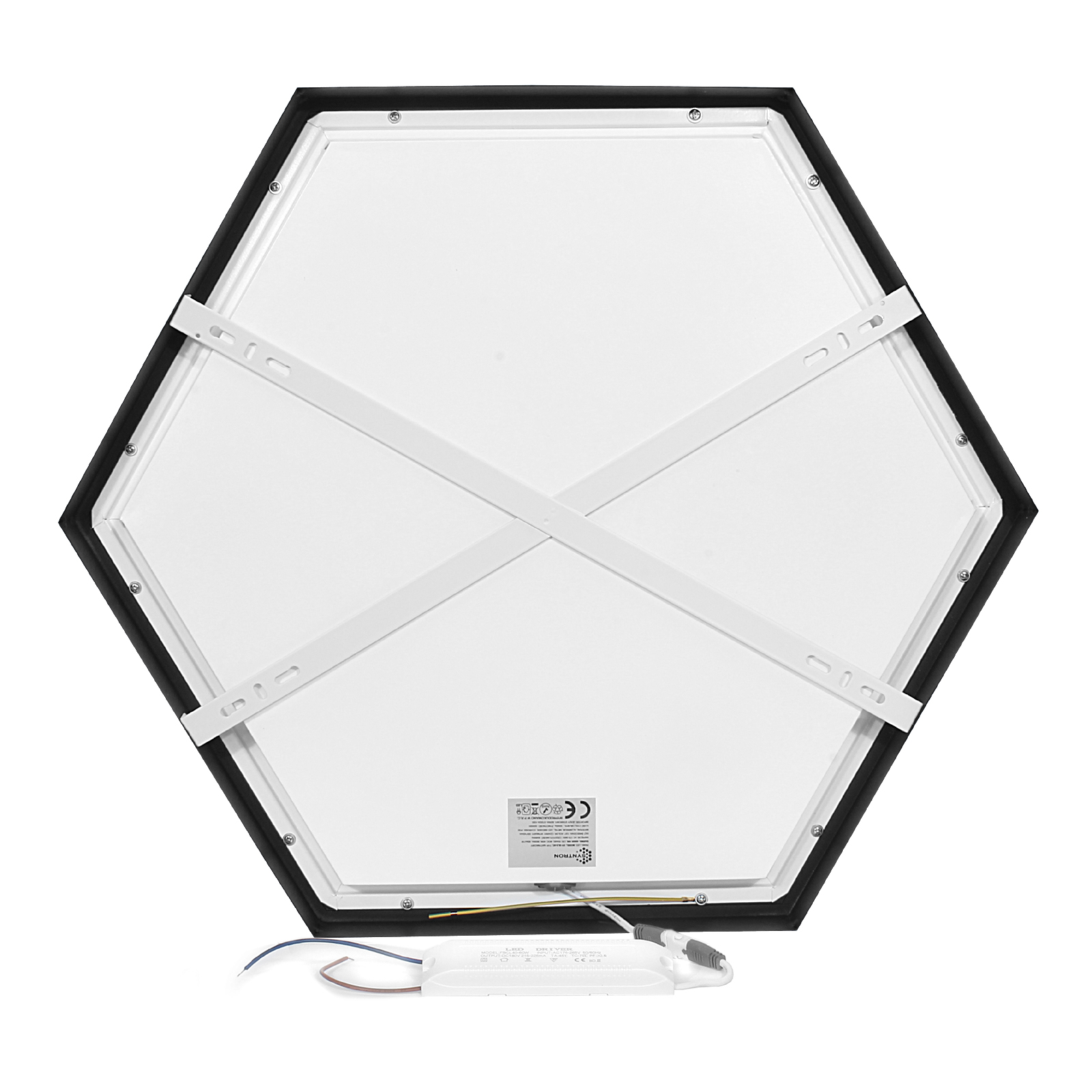 Panel LED Natynkowy HEXAGON BY-SLS-6C Plaster Miodu 40W Czarny Panel LED Natynkowy HEXAGON BY-SLS-6C Plaster Miodu 40W Czarny