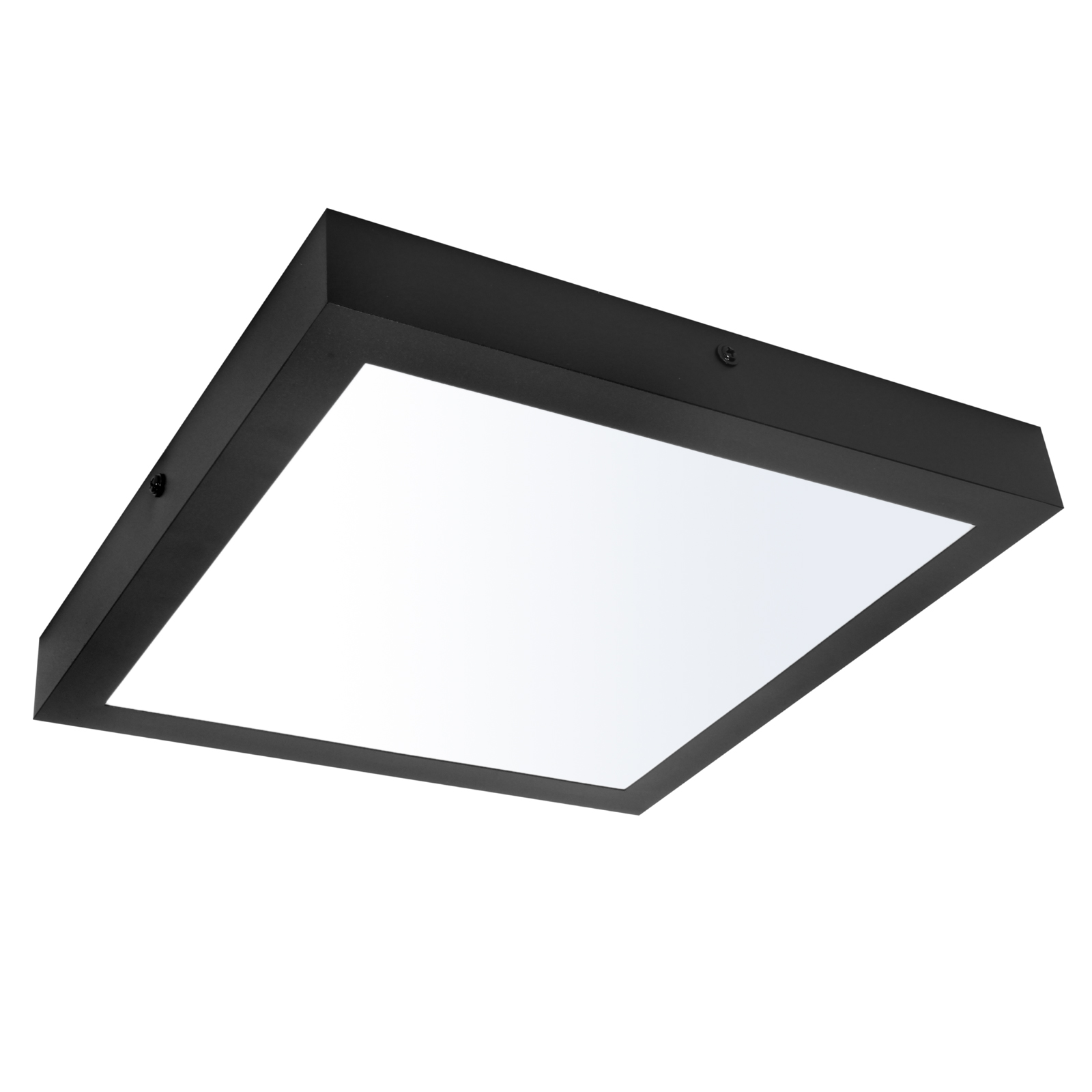 Panel LED natynkowy 30x30cm PL-F01 24W 3000K czarny Panel LED natynkowy 30x30cm PL-F01 24W 3000K czarny