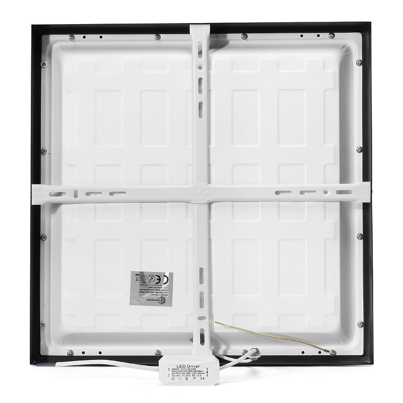 Panel led natynkowy 40x40cm czarny 36w 6000K Panel led natynkowy 40x40cm czarny 36w 6000K