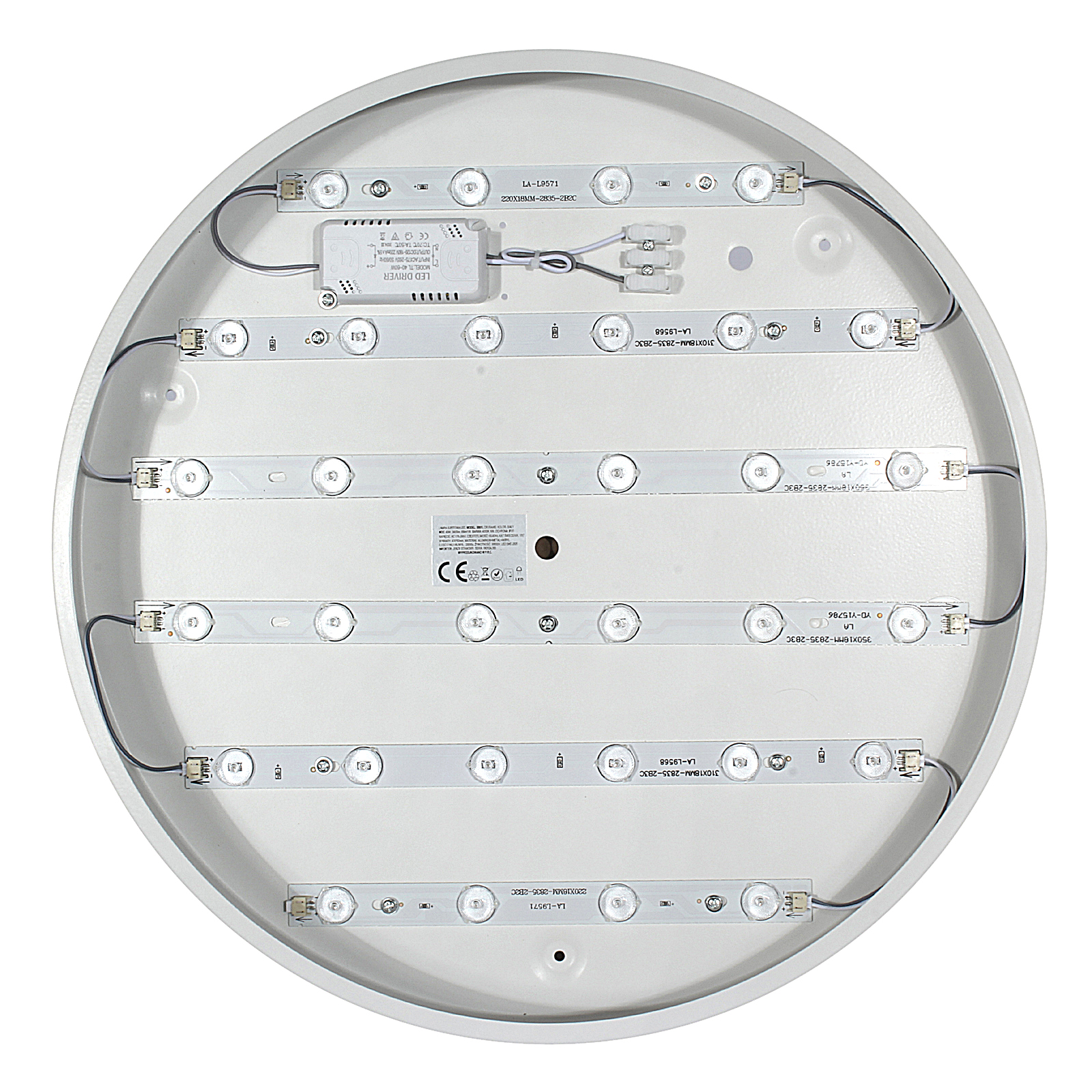 Plafon Natynkowy LED 40cm Okrągły BB01 40W 3000K Biały Plafon Natynkowy LED 40cm Okrągły BB01 40W 3000K Biały