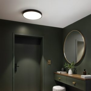 Plafon Natynkowy LED 40cm Okrągły BB01 40W 3000K Czarny