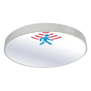 Plafon Natynkowy LED 40cm okrągły BB03 40W 4000K z czujnikiem biały PIR Plafon Natynkowy LED 40cm okrągły BB03 40W 4000K z czujnikiem biały PIR