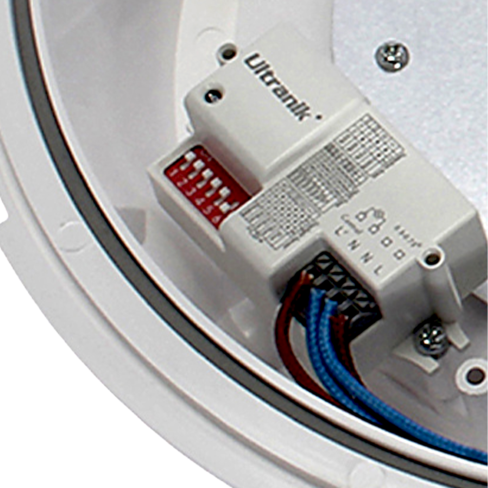 Plafon Natynkowy LED 40cm okrągły BB03 40W 4000K z czujnikiem biały PIR