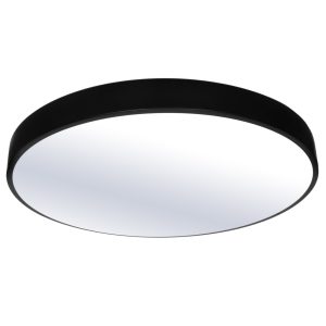 Plafon Natynkowy LED 50cm Okrągły BB02 50W 3000K Czarny Plafon Natynkowy LED 50cm Okrągły BB02 50W 3000K Czarny