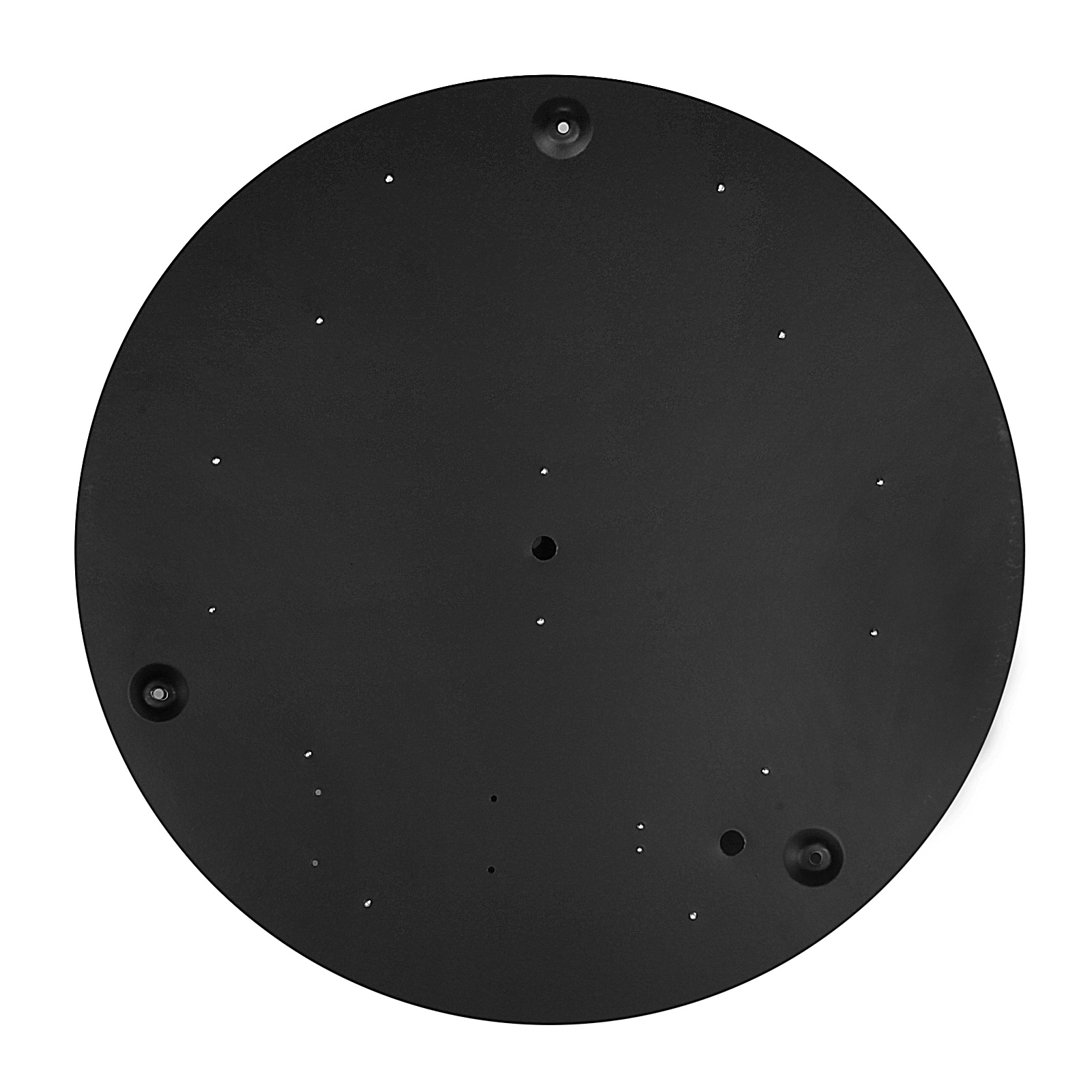 Plafon natynkowy LED 40cm Okrągły BB03 40W 4000K z czujnikiem czarny