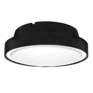 Plafon sufitowy PIR P2582-E27-S E27x2 czarny z czujnikiem ruchu i zmierzchu ROTONDA Plafon sufitowy PIR P2582-E27-S E27x2 czarny z czujnikiem ruchu i zmierzchu ROTONDA