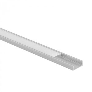 Profil do taśm LED natynkowy anodowany + klosz mleczny 200cm