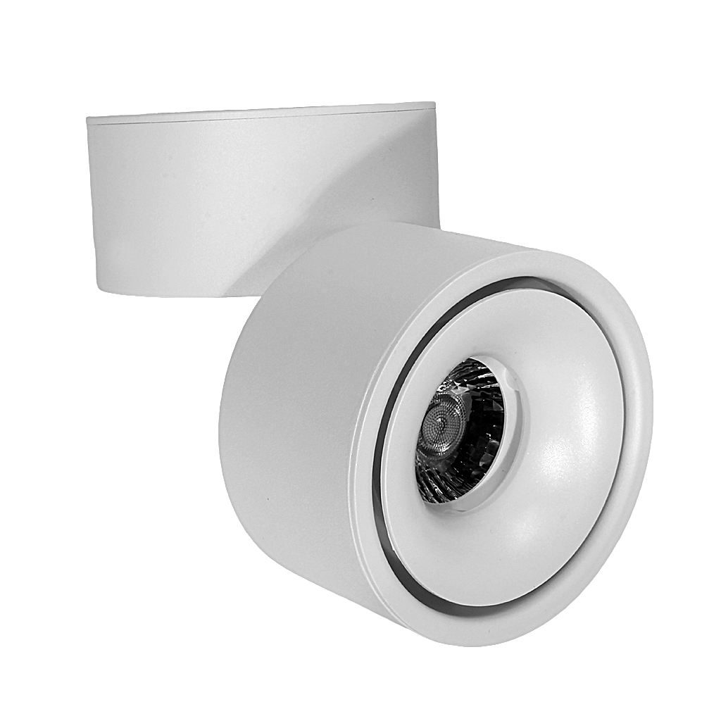 Ruchomy Spot LED EZ-CL06A-12 12W 3000K Biały Ruchomy Spot LED EZ-CL06A-12 12W 3000K Biały