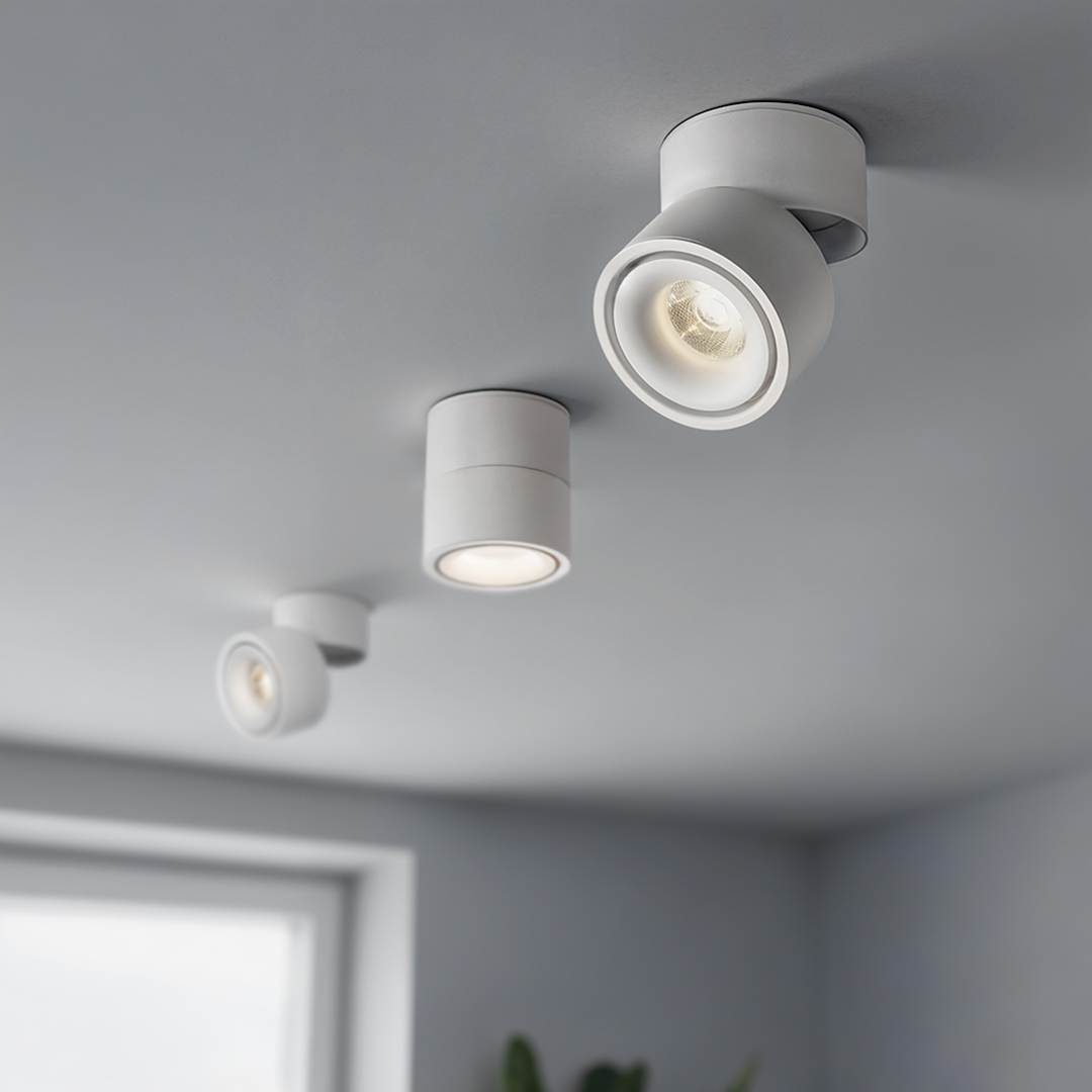 Ruchomy Spot LED EZ-CL06A-12 12W 4000K Biały