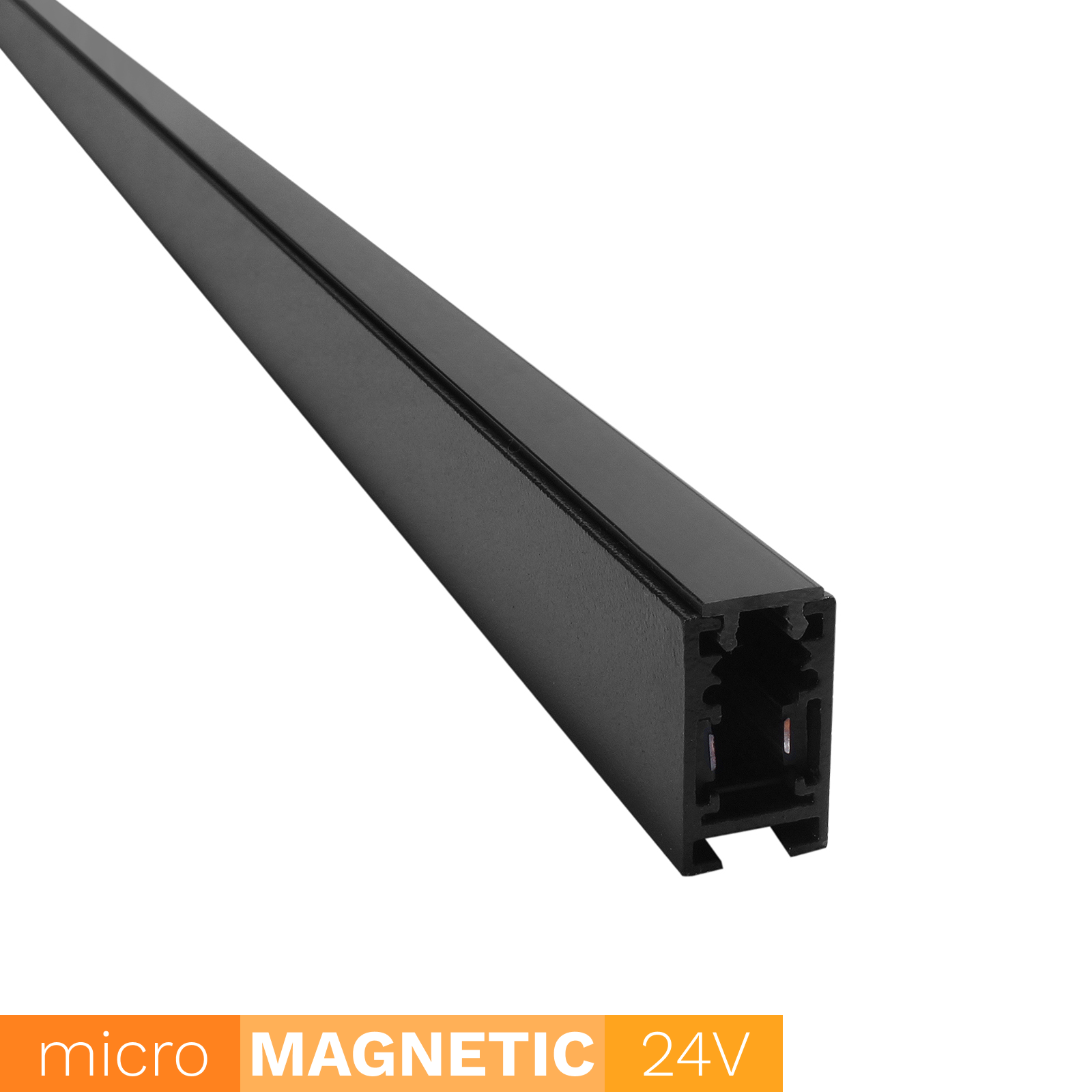 Szyna Magnetyczna Natynkowa UN5-C Micro Magnetic 100cm czarna Szyna Magnetyczna Natynkowa UN5-C Micro Magnetic 100cm czarna