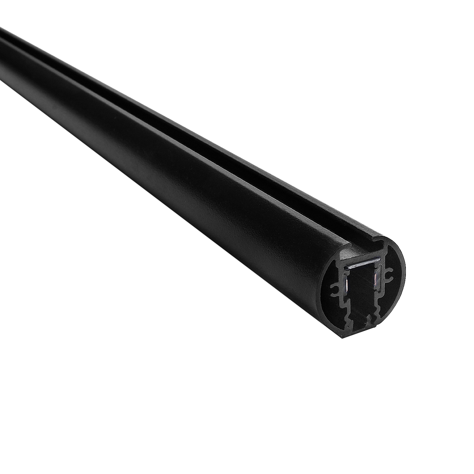 Szyna Magnetyczna Natynkowa okrągła UN5-O Micro Magnetic 200cm czarna